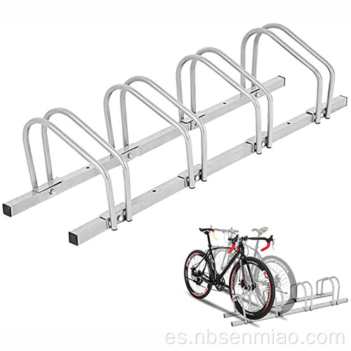 4Bicicletas Estacionamiento en el piso Estacionamiento ajustable para bicicletas Estacionamiento Garaje